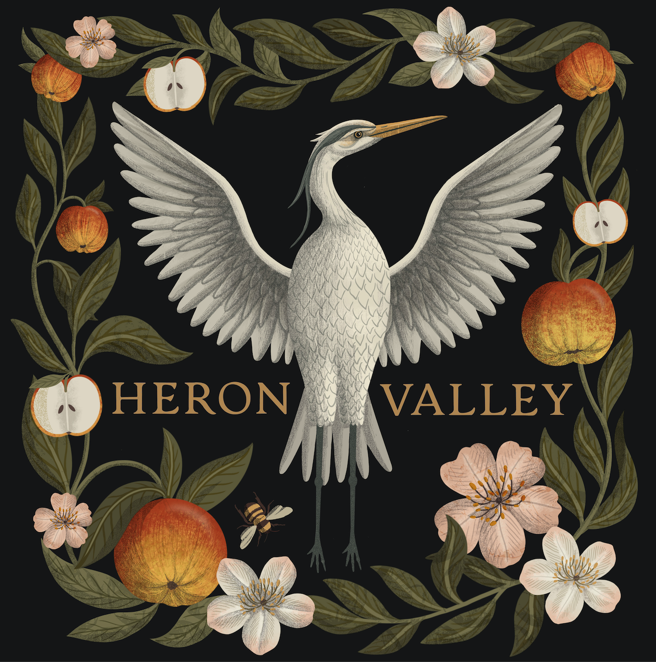 Heron Valley illustration by Lucy Rose