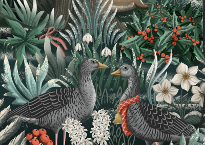 Gleneagles Festive Illustration 2025