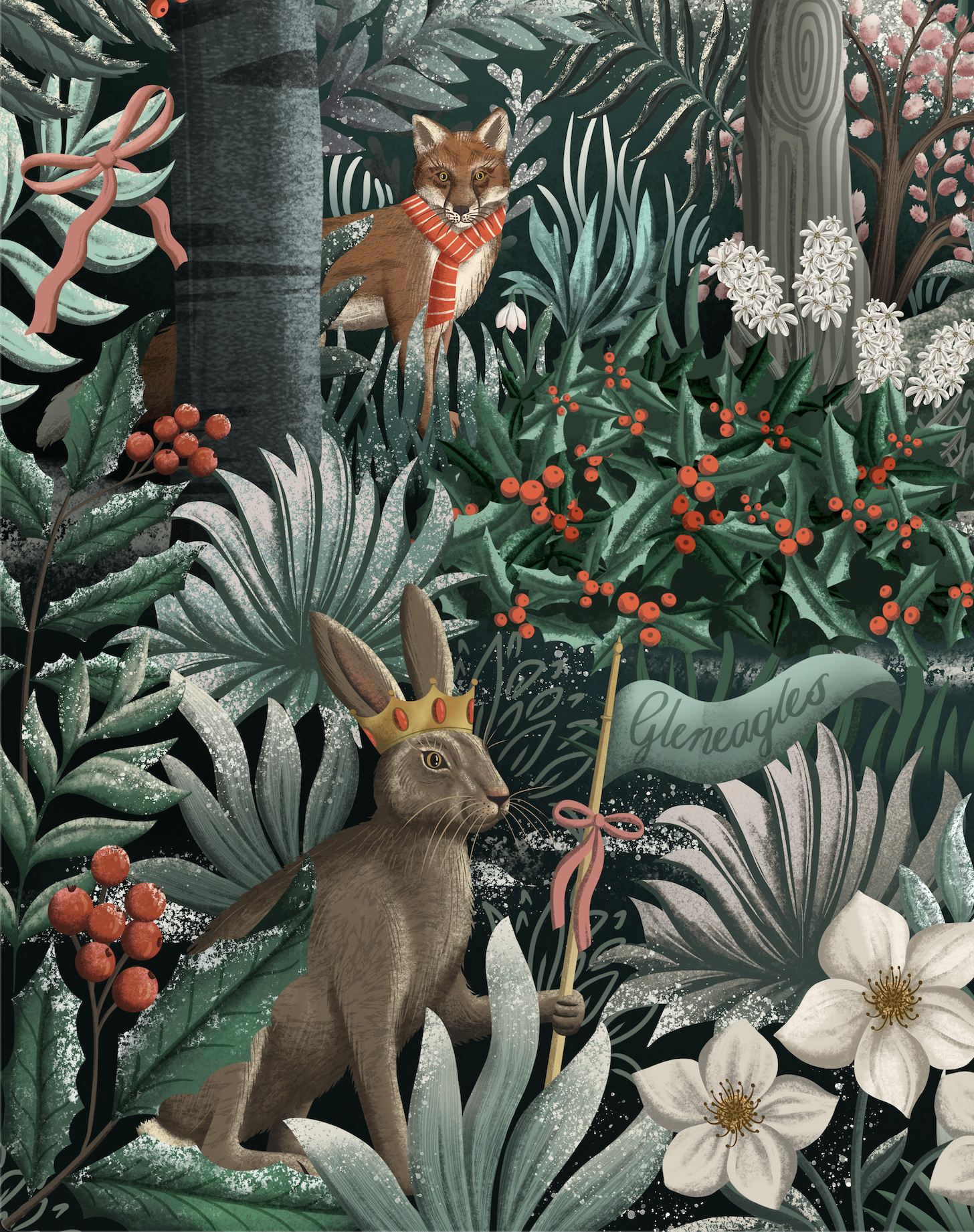 Gleneagles Festive Illustration 2025
